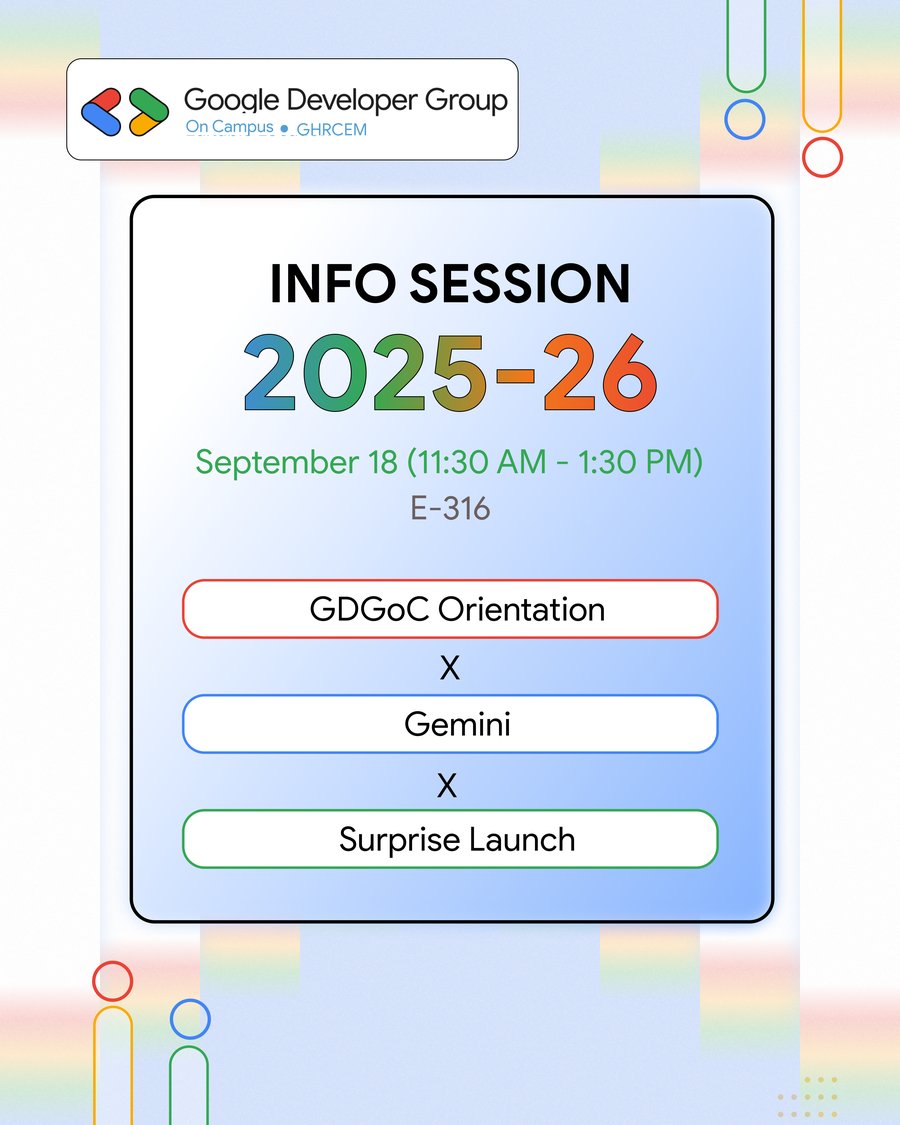 GDG Info Session Post