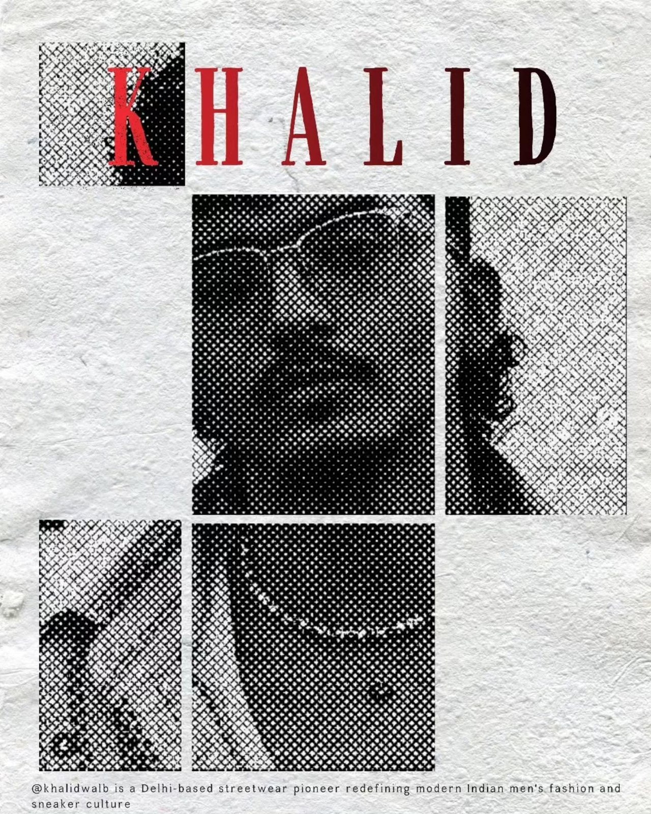 Khalid — editorial poster