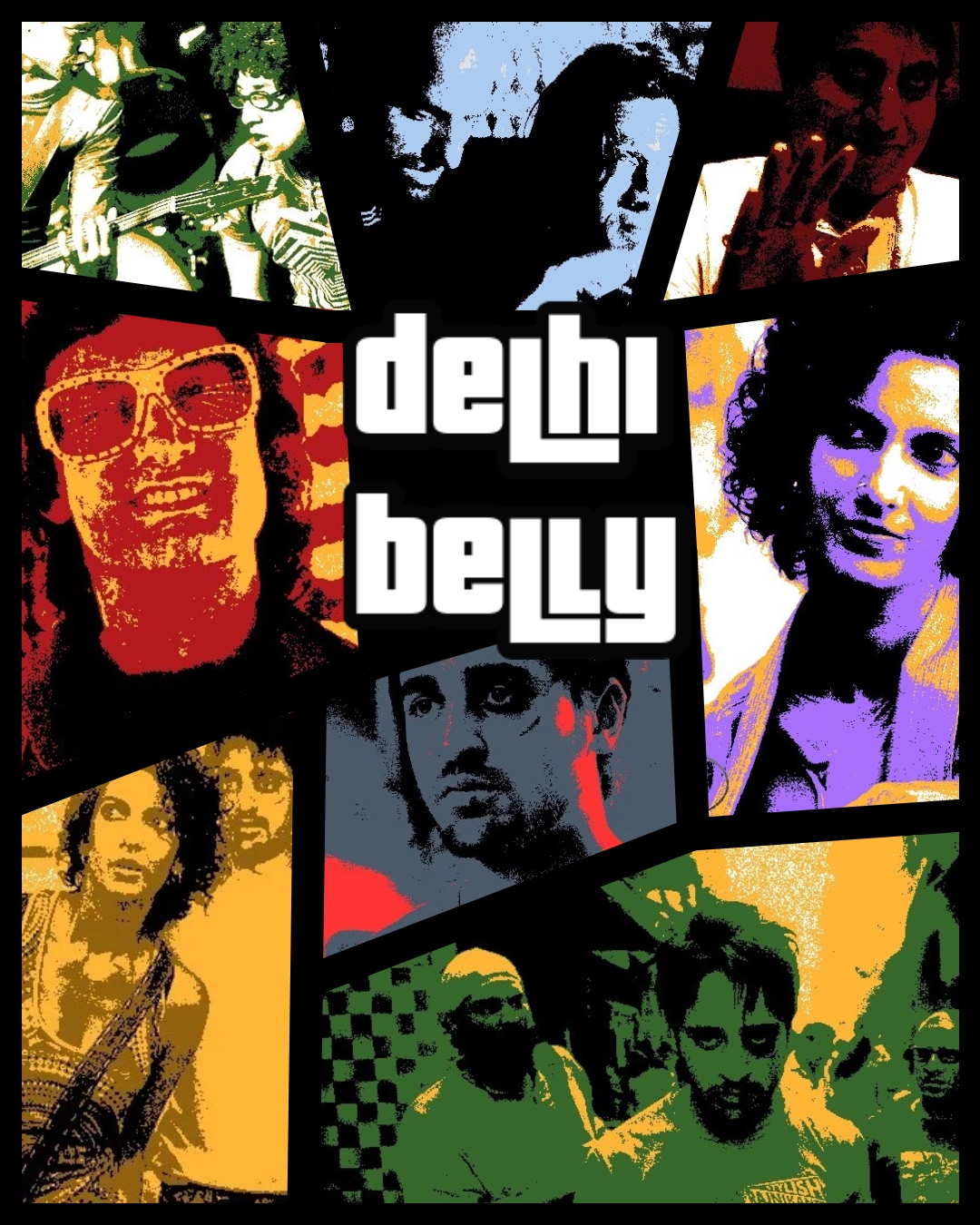 Delhi Belly — ensemble poster study